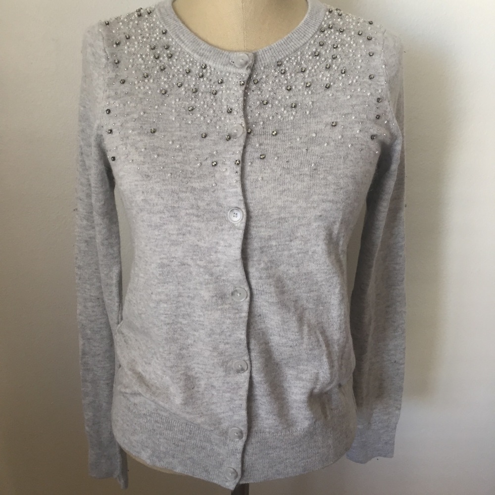 LOFT embellished cardigan